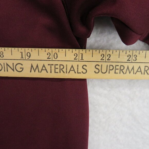 Adidas Jacket Size Medium Mississippi State 1/4 Zip Windbreaker Burgundy Red - Picture 11 of 12